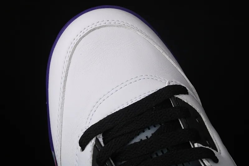 All categories Air Jordan Jordan series basketball shoes Air Jordan 5 Air Jordan 5 White Bel-Air AJ5 Joe 5 Fresh Prince 2020 version College Purple DB3335-100
